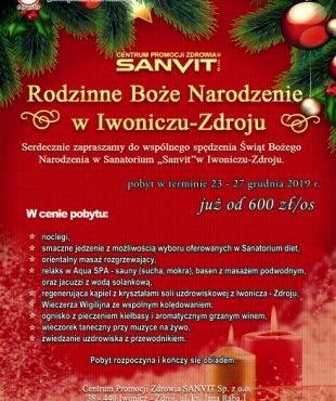 Rodzinne Boże Narodzenie w Iwoniczu-Zdroju