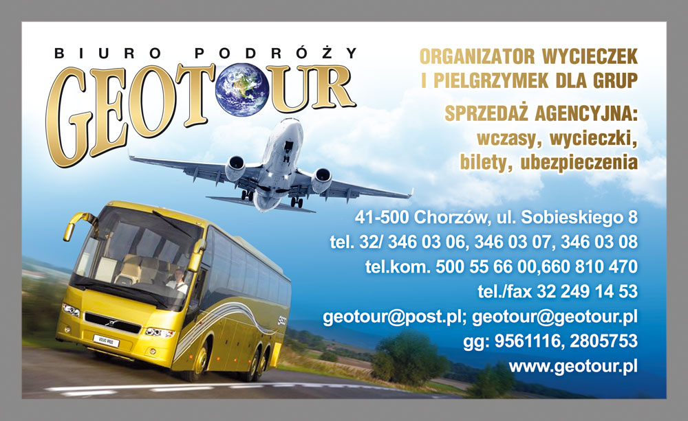 Biuro Podróży Geotour Chorzów – Fajne oferty turystyczne i miłą obsługa – zapraszamy