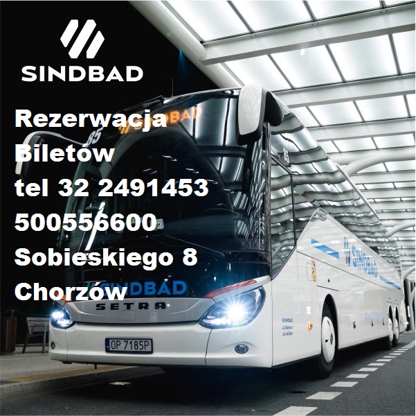 Sindbad – Bilety do Niemiec tel 500556600 lub 32 3460308